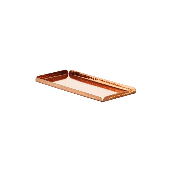 BANDEJA ACERO MARTILLEADO Y PULIDO COBRE 25X11 5xh1 25cm. Ref.P2110 BANDEJA ACERO MARTILLEADO Y PULIDO COBRE 25X11 5xh1 25cm. Ref.P2110