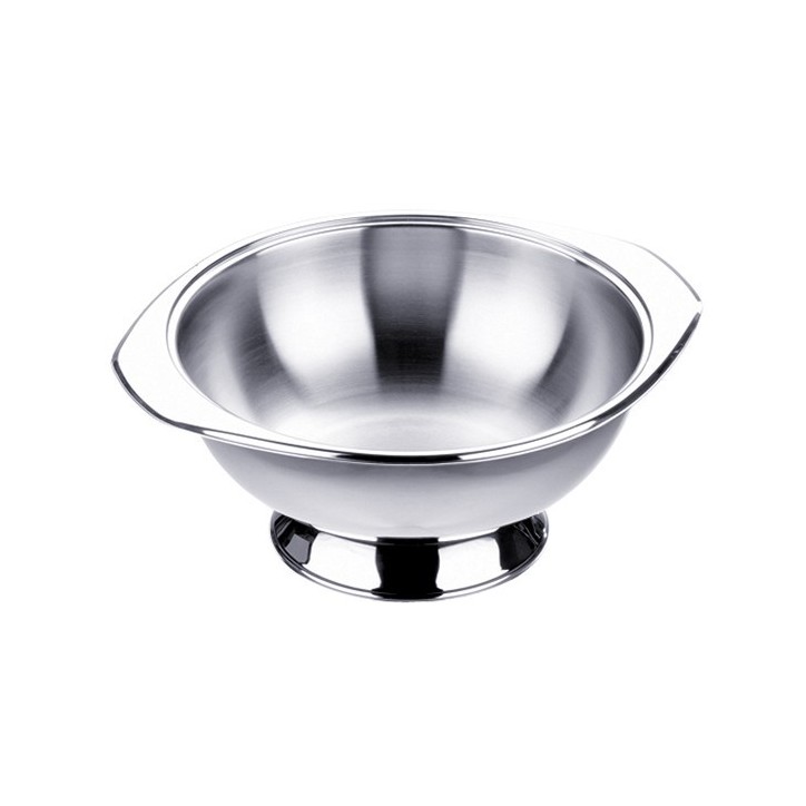 SOPERA CON PIE Ø28cm. ACERO INOX Ref.51285