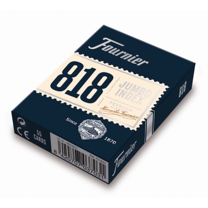 FOURNIER: 55 CARTAS DE POKER 818 Ref.21643 FOURNIER: 55 CARTAS DE POKER 818 Ref.21643