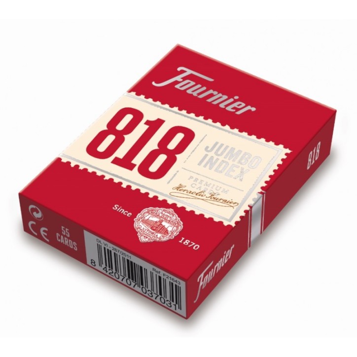FOURNIER: 55 CARTAS DE POKER 818 Ref.21643 FOURNIER: 55 CARTAS DE POKER 818 Ref.21643