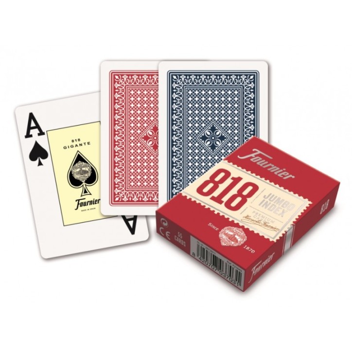 FOURNIER: 55 CARTAS DE POKER 818 Ref.21643 FOURNIER: 55 CARTAS DE POKER 818 Ref.21643
