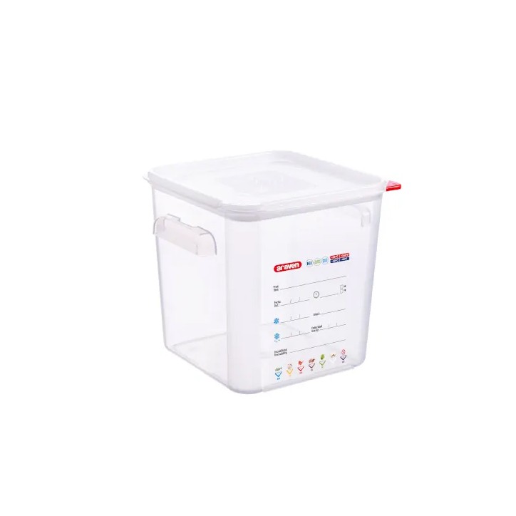 ARAVEN: CONTENEDOR HERMETICO CUADRADO 8Ltrs. Ref.11854 ARAVEN: CONTENEDOR HERMETICO CUADRADO 8Ltrs. Ref.11854