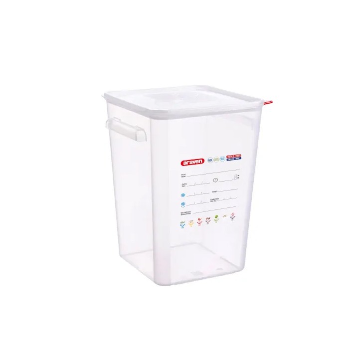 ARAVEN: CONTENEDOR HERMETICO CUADRADO 22Ltrs. Ref.11857 ARAVEN: CONTENEDOR HERMETICO CUADRADO 22Ltrs. Ref.11857