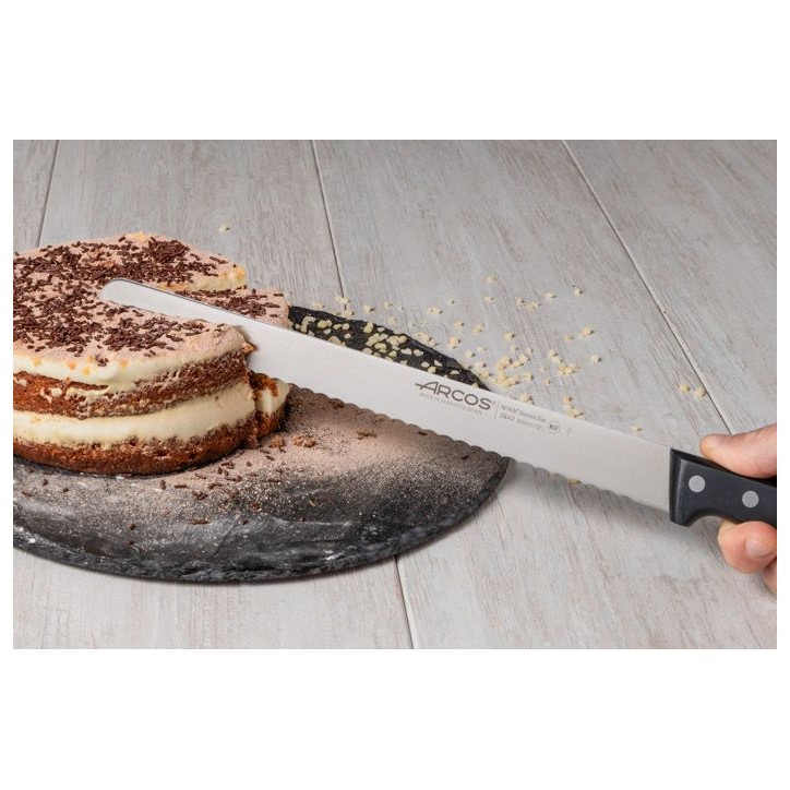 ARCOS SERIE UNIVERSAL: CUCHILLO PASTELERO CON SIERRA 300mm. Ref.284304 ARCOS SERIE UNIVERSAL: CUCHILLO PASTELERO CON SIERRA 300mm. Ref.284304