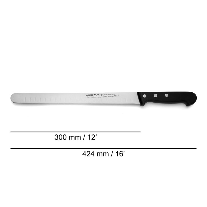 ARCOS SERIE UNIVERSAL: CUCHILLO SALMON ALVEOLADO Ref.283704 ARCOS SERIE UNIVERSAL: CUCHILLO SALMON ALVEOLADO Ref.283704