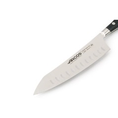 SERIE RIVIERA NEGRO ARCOS: CUCHILLO ROCKING SANTOKU 180mm. Ref.233100