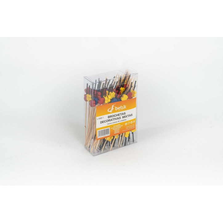 MORUNOS BETIK: BROCHETA PICK MIXTA 12cm. (90uni.) Ref.1010344 MORUNOS BETIK: BROCHETA PICK MIXTA 12cm. (90uni.) Ref.1010344