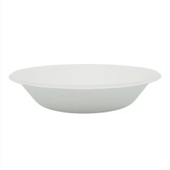 ECOLINE CANA DE AZUCAR: PLATO REDONDO HONDO Ø190mm. 750ml. (50uds) Ref.COBOBI000005
