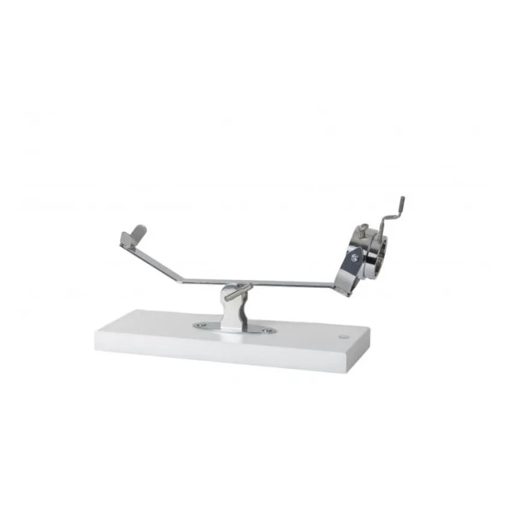 MUSA: SOPORTE JAMONERO CADIZ BLANCO BASCULANTE ACERO 51 5cmX21 5cmX34cm MUSA: SOPORTE JAMONERO CADIZ BLANCO BASCULANTE ACERO 51 5cmX21 5cmX34cm