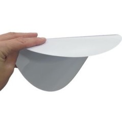 LAMINAS REDONDAS POLIPROPILENO BLANCAS SEMIRRIGIDAS PARA ENVASADO Ø170mm. (500 Uds.) Ref.GGP356