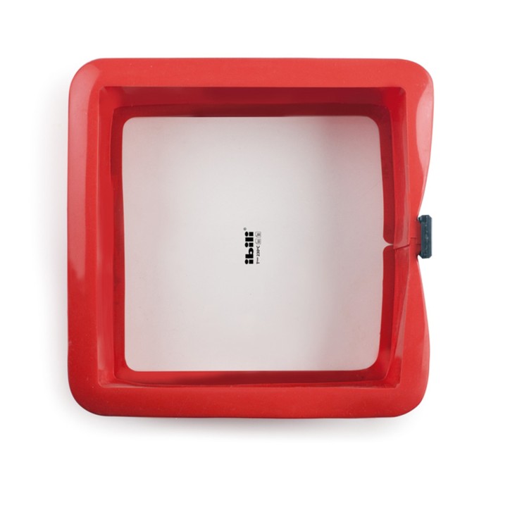 MOLDE SILICONA IBILI: DESMONTABLE 25X25Xh7 5cm. - ROJO - Ref.875800 MOLDE SILICONA IBILI: DESMONTABLE 25X25Xh7 5cm. - ROJO - Ref.875800
