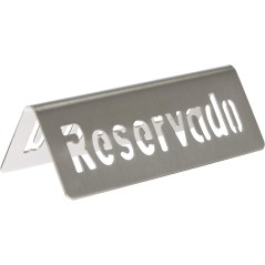 RESERVADO: PLACA MESA INOX TROQUELADA (ESPANOL - INGLES) LACOR Ref.61098