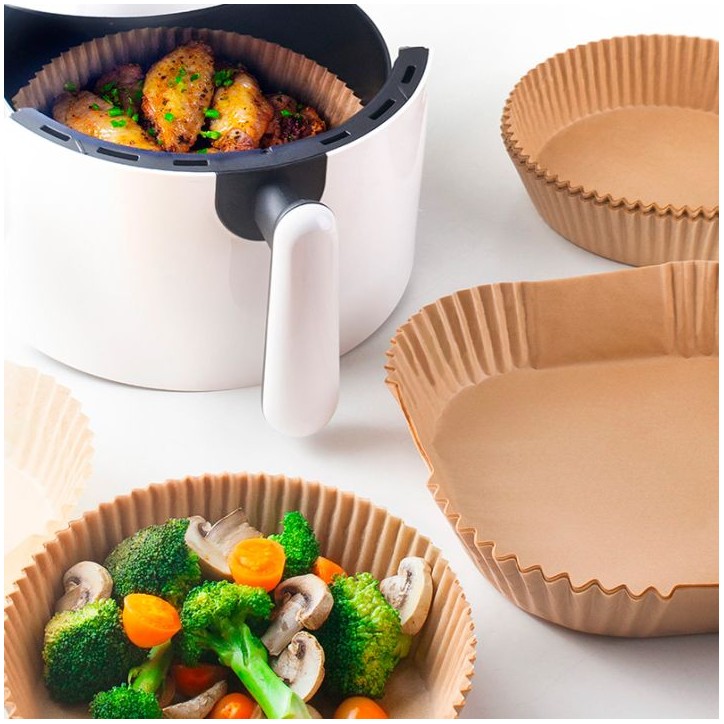 AIR FRYER: MOLDE PAPEL PARA FREIDORAS DE AIRE 20X20Xh5cm. (50uds.) Ref.PAHORE000011 AIR FRYER: MOLDE PAPEL PARA FREIDORAS DE AIRE 20X20Xh5cm. (50uds.) Ref.PAHORE000011