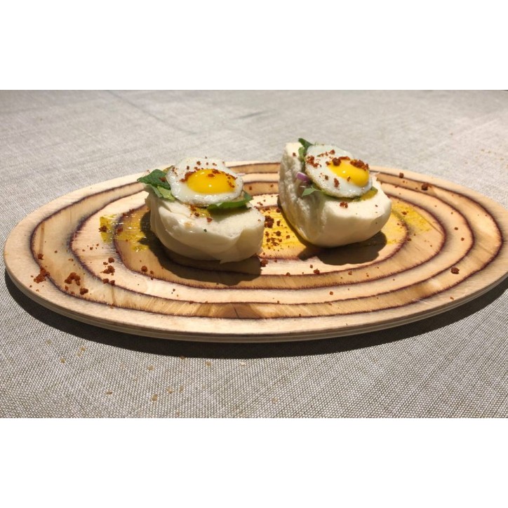 DE LA ROCA: BANDEJA OVALADA MADERA DE ABEDUL DE LA ROCA: BANDEJA OVALADA MADERA DE ABEDUL