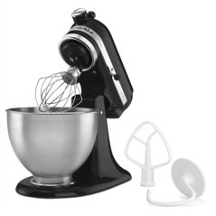 KITCHENAID ROBOT CLASSIC NEGRO CON 4 ACCESORIOS Ref.5K45SS