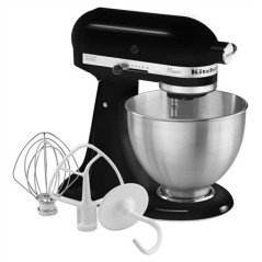 KITCHENAID ROBOT CLASSIC NEGRO CON 4 ACCESORIOS Ref.5K45SS