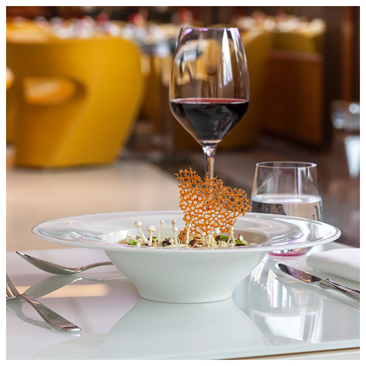 RAK WHITE GOLD: PLATO DE PASTA Ø 23cm. Ref.GDDP23
