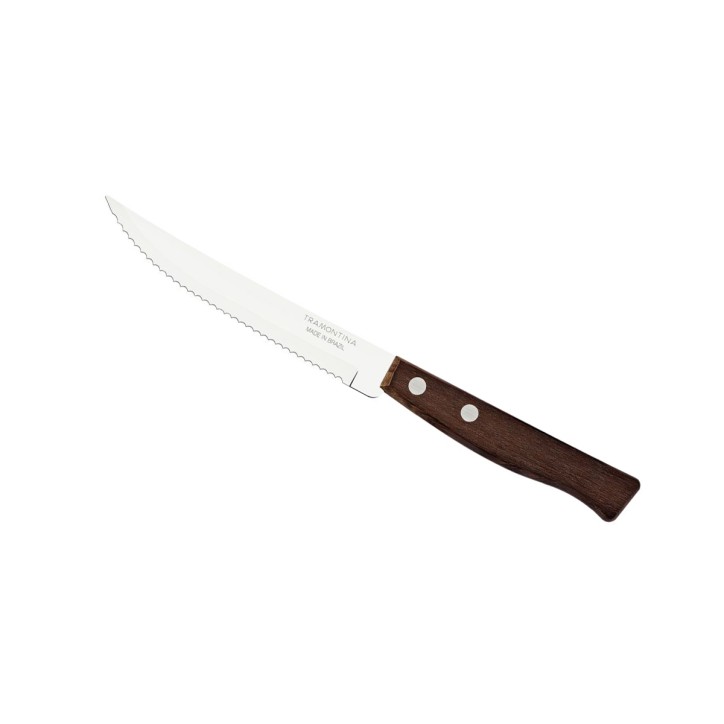 TRAMONTINA: CUCHILLO CHULETERO TRADICIONAL MADERA Ref.22200305 TRAMONTINA: CUCHILLO CHULETERO TRADICIONAL MADERA Ref.22200305