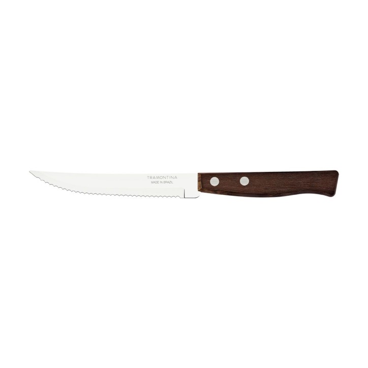 TRAMONTINA: CUCHILLO CHULETERO TRADICIONAL MADERA Ref.22200305 TRAMONTINA: CUCHILLO CHULETERO TRADICIONAL MADERA Ref.22200305
