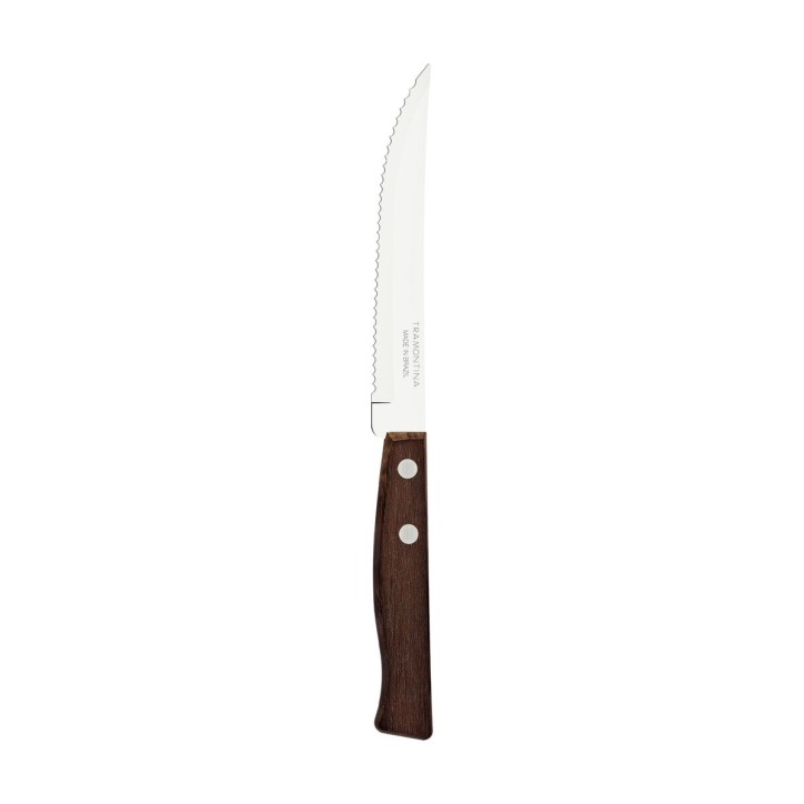 TRAMONTINA: CUCHILLO CHULETERO TRADICIONAL MADERA Ref.22200305 TRAMONTINA: CUCHILLO CHULETERO TRADICIONAL MADERA Ref.22200305