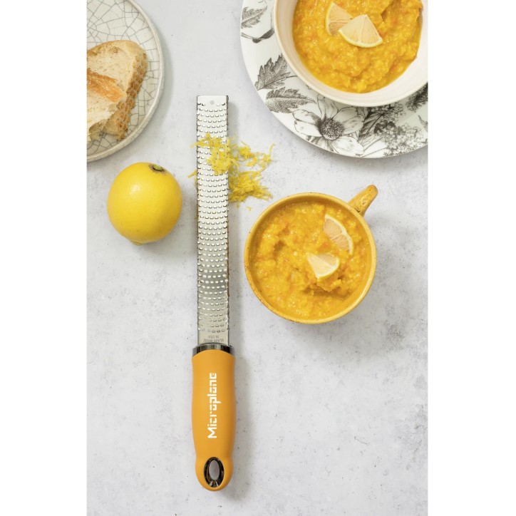 MICROPLANE: CLASSIC RALLADOR ZESTER AMARILLO OCRE ALTA CALIDAD Ref.M46623 MICROPLANE: CLASSIC RALLADOR ZESTER AMARILLO OCRE ALTA CALIDAD Ref.M46623
