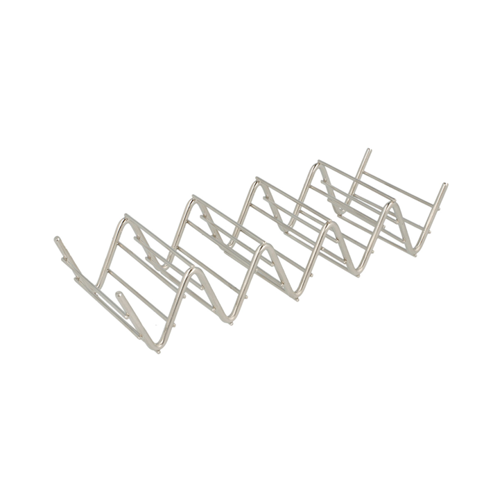 RACK SOPORTE PARA 4 5 TACOS 197X6 4Xh3 8 Cm. ACERO INOX Ref.216.07 RACK SOPORTE PARA 4 5 TACOS 197X6 4Xh3 8 Cm. ACERO INOX Ref.216.07