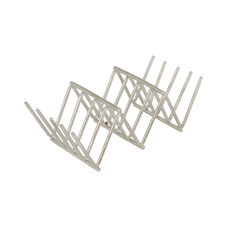 RACK SOPORTE PARA 3 4 TACOS ACERO INOX 11 8x5 1xh3 7 Cm. Ref.216.08 RACK SOPORTE PARA 3 4 TACOS ACERO INOX 11 8x5 1xh3 7 Cm. Ref.216.08