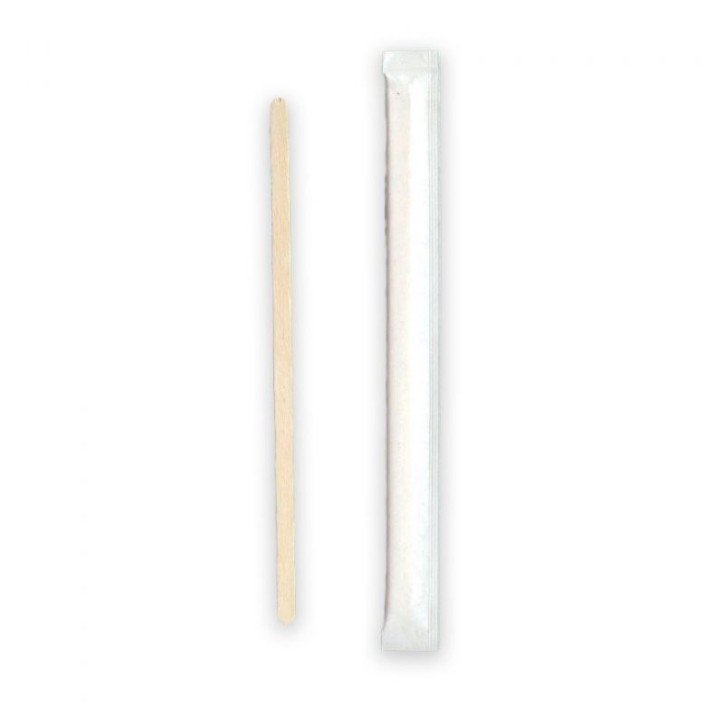 PALETINAS|AGITADORES DE MADERA ENFUNDADOS 140mm. CAFE 1000unidades. Ref.CUMADE000063 PALETINAS|AGITADORES DE MADERA ENFUNDADOS 140mm. CAFE 1000unidades. Ref.CUMADE000063