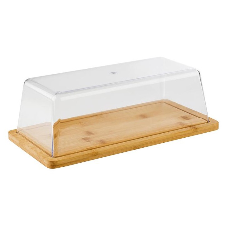 BANDEJA DE BAMBOO CON CUPULA RECTANGULAR 16 5X32Xh11Cm. Ref.00821 BANDEJA DE BAMBOO CON CUPULA RECTANGULAR 16 5X32Xh11Cm. Ref.00821