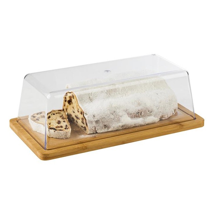 BANDEJA DE BAMBOO CON CUPULA RECTANGULAR 16 5X32Xh11Cm. Ref.00821 BANDEJA DE BAMBOO CON CUPULA RECTANGULAR 16 5X32Xh11Cm. Ref.00821