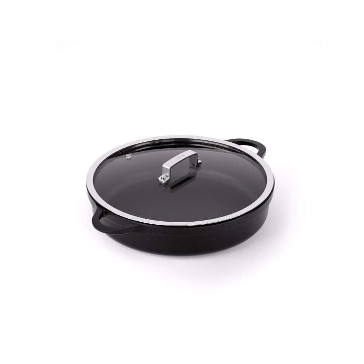 BLACK VALIRA PREMIUM: CAZUELA BAJA TAPA DE VIDRIO DE Ø20cm. A Ø40cm. BLACK VALIRA PREMIUM: CAZUELA BAJA TAPA DE VIDRIO DE Ø20cm. A Ø40cm.