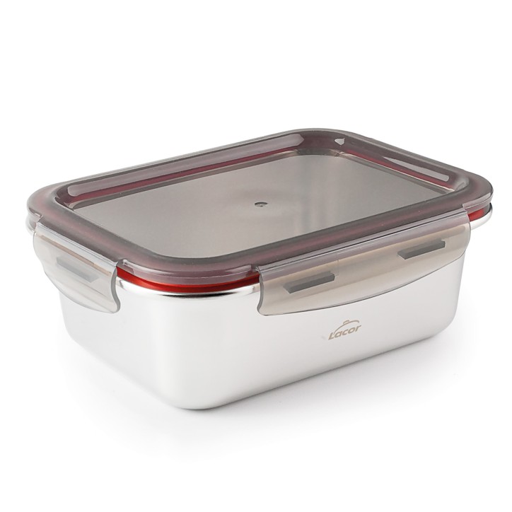 HERMETICO INOX: 23X17 5Xh8cm. 1800ml. ACERO INOX 18 10 Ref.64612 HERMETICO INOX: 23X17 5Xh8cm. 1800ml. ACERO INOX 18 10 Ref.64612
