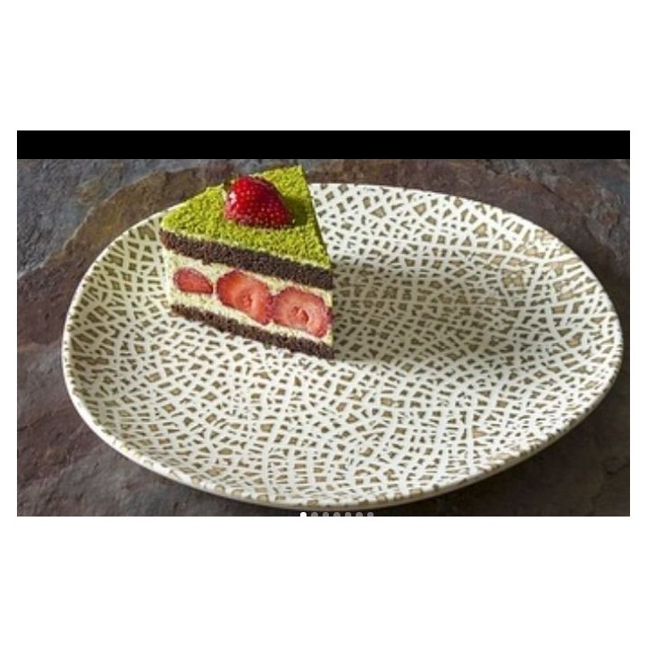 BONNA TAIPAN: PLATO POSTRE 24X19 5cm. GOURMET Ref.B928263F