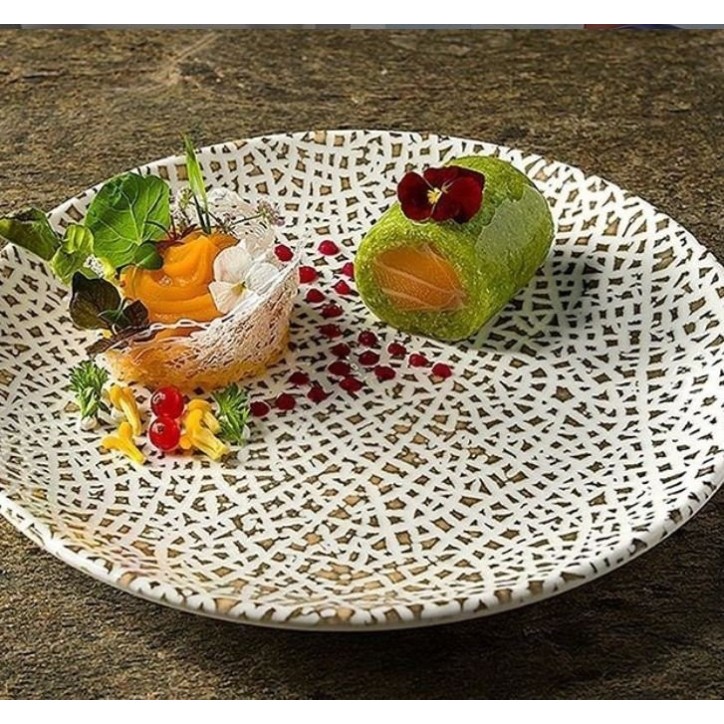 BONNA TAIPAN: PLATO POSTRE 24X19 5cm. GOURMET Ref.B928263F