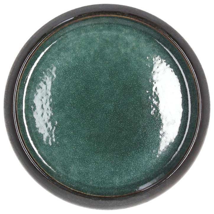 PLATO GRAN CHEF: ELIPSE PLATO CUENCO NEGRO Y VERDE Ø20cm. Ref.EP104208094