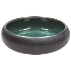 PLATO GRAN CHEF: ELIPSE PLATO CUENCO NEGRO Y VERDE Ø20cm. Ref.EP104208094