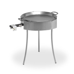 QUEMADOR A GAS BUTANO: PARAVIENTOS INOX  Ref.5900