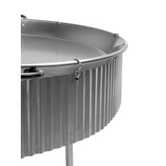 QUEMADOR A GAS BUTANO: PARAVIENTOS INOX  Ref.5900