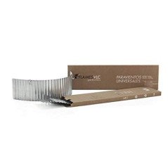 QUEMADOR A GAS BUTANO: PARAVIENTOS INOX  Ref.5900