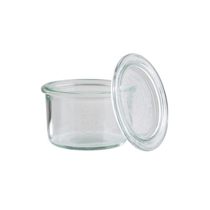 MINIATURA CRISTAL: TARRITO CRISTAL CON TAPA WECK 200ml. (12uni.) Ref.82345 MINIATURA CRISTAL: TARRITO CRISTAL CON TAPA WECK 200ml. (12uni.) Ref.82345