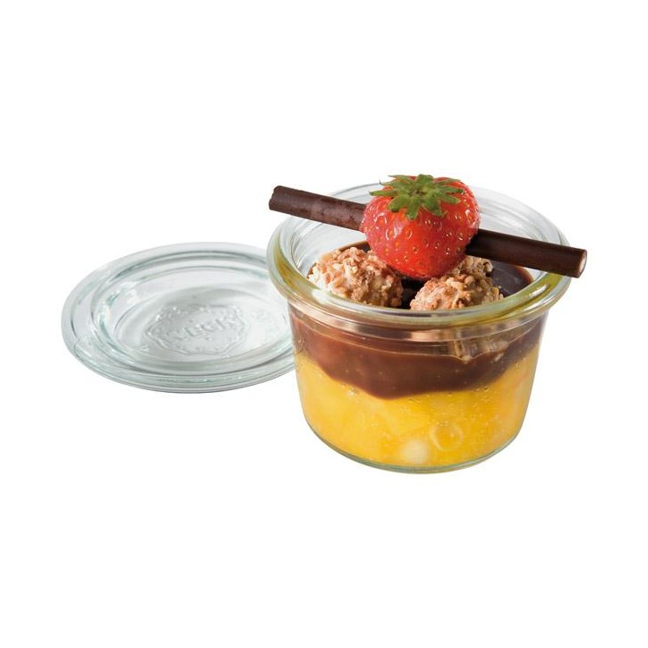 MINIATURA CRISTAL: TARRITO CON TAPA WECK 80ml. (12uni.) Ref.82310 MINIATURA CRISTAL: TARRITO CON TAPA WECK 80ml. (12uni.) Ref.82310