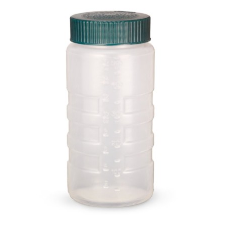 ESPECIERO PP TRANSPARENTE TAPA VERDE AGUJERO 0 14cm. Ref.4961-13191