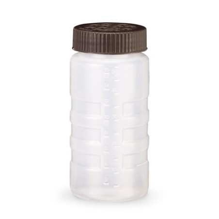 ESPECIERO PP TRANSPARENTE TAPA MARRON AGUJERO 0 94cm. Ref.4961-1301