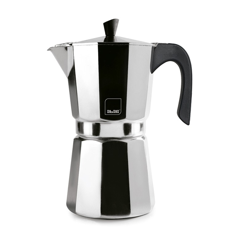 BAHIA: CAFETERA EXPRES ALUMMINIO (12tazas)  Ref.610912