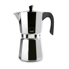 BAHIA: CAFETERA EXPRES ALUMMINIO (12tazas)  Ref.610912