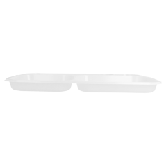 BANDEJAS PARA LLEVAR - 4 COMPARTIMENTOS - 36x24 CM BLANCO PS (100Uds.) Ref.208.76
