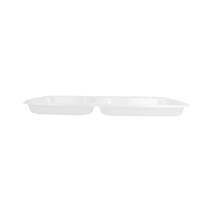 BANDEJAS PARA LLEVAR - 4 COMPARTIMENTOS - 36x24 CM BLANCO PS (100Uds.) Ref.208.76