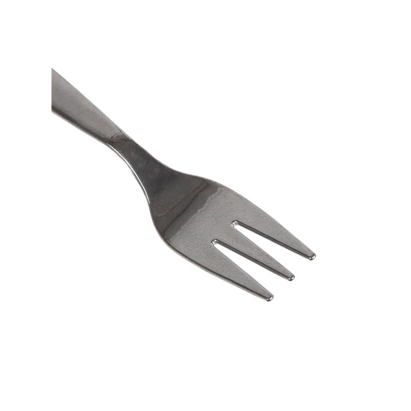 VAJILLA CATERING: MINI TENEDORES REUTILIZABLES 10Cm. PLATEADO EFECTO METAL (200Uds.) Ref.157.31