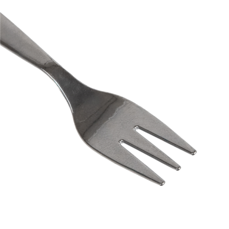 VAJILLA CATERING: MINI TENEDORES REUTILIZABLES 10Cm. PLATEADO EFECTO METAL (200Uds.) Ref.157.31