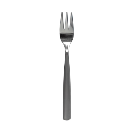 VAJILLA CATERING: MINI TENEDORES REUTILIZABLES 10Cm. PLATEADO EFECTO METAL (200Uds.) Ref.157.31